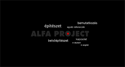 Desktop Screenshot of alfaproject.hu