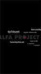 Mobile Screenshot of alfaproject.hu