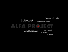 Tablet Screenshot of alfaproject.hu